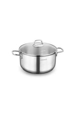 KOR A1657 Perla Derin Çelik Tencere 5.5 L 24x12 cm