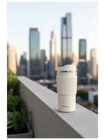 Korkmaz Freedom Plus Coffee Mug 480 ml – Paslanmaz Çelik Termo Kahve Kupası Beyaz
