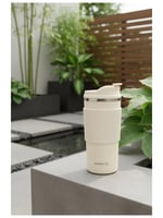 Korkmaz Freedom Plus Coffee Mug 480 ml – Paslanmaz Çelik Termo Kahve Kupası Beyaz