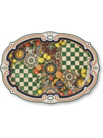 Lucky Art Sanora Melamin Oval Sunum Tabağı 50 cm