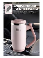 Neoflam Fika Lumi Patentli Döner Kulplu Sızdırmaz Çelik Termos 1200 ML - Pembe