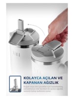 Neoflam Fika Lumi Patentli Döner Kulplu Sızdırmaz Çelik Termos 1200 ML - Beyaz