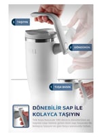 Neoflam Fika Lumi Patentli Döner Kulplu Sızdırmaz Çelik Termos 1200 ML - Beyaz