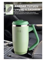 Neoflam Fika Lumi Patentli Döner Kulplu Sızdırmaz Çelik Termos 1200 ML - Mint Yeşili