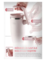 Neoflam Fika Lumi Patentli Döner Kulplu Sızdırmaz Çelik Termos 1200 ML - Pembe