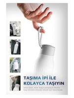 Neoflam Fika Rento Sızdırmaz Vidalı Kapaklı Geniş Ağızlıklı Kolay Taşınabilir Çelik Termos 600 ML - Beyaz