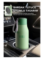 Neoflam Fika Rento Sızdırmaz Vidalı Kapaklı Geniş Ağızlıklı Kolay Taşınabilir Çelik Termos 600 ML - Mint Yeşili