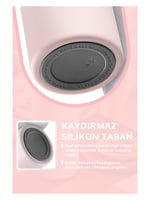 Neoflam Fika Rento Sızdırmaz Vidalı Kapaklı Geniş Ağızlıklı Kolay Taşınabilir Çelik Termos 600 ML - Pembe
