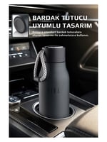Neoflam Fika Rento Sızdırmaz Vidalı Kapaklı Geniş Ağızlıklı Kolay Taşınabilir Çelik Termos 600 ML - Antrasit