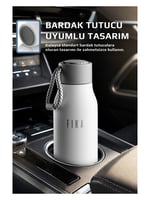 Neoflam Fika Rento Sızdırmaz Vidalı Kapaklı Geniş Ağızlıklı Kolay Taşınabilir Çelik Termos 600 ML - Beyaz