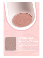 Neoflam Fika Tauko Sızdırmaz Kolay Sökülebilir Derin Temizlenebilir Patentli Kapaklı Çelik Bardak Termos 470 ML - Pembe