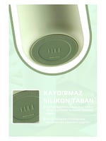 Neoflam Fika Tauko Sızdırmaz Kolay Sökülebilir Derin Temizlenebilir Patentli Kapaklı Çelik Bardak Termos 470 ML - Mint Yeşili