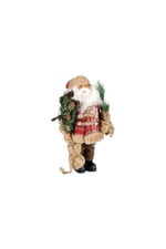 Noel Baba Kırmızı Ekose 40cm