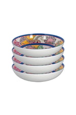 Paiselle Melamin 4Lu Yemek Tabak Seti 21Cm