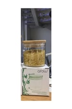 Plus- 180 Ml 8 Adet Bambu Kapaklı Vakum Detaylı Cam Kavanoz