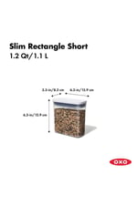 Pop Container Saklama Kabı Slim 1,2 Litre