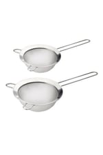 Pratic 2 lü Çelik Süzgeç Seti 16 cm - 20 cm