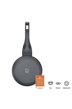 Quartz Seramik B.Green İndüksiyonlu 2 Parça Wok Tava Ve Sos Tenceresi Takımı Siyah