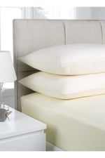 Ranforce Fitted Lastikli Çarşaf 100x200 Cm V51 Krem