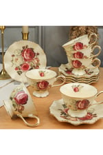 ROSE 6'LI ÇAY FİNCANI