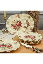 ROSE PASTA TABAK 6'lı