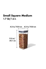 Saklama Kabı Pop Büyük Kare - Orta - 1.6 Lt