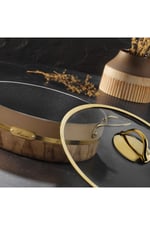 Selection Selection 24 Cm Yanmaz Yapışmaz Krem Granit Basık Pilav Tenceresi
