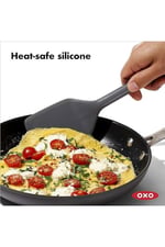 Silikon Günlük Esnek Çevirici Spatula Antrasit