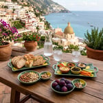 Twinkle Amalfi Garden Limon Desenli Bölmeli Çerezlik Sosluk Yeşil 2 Adet