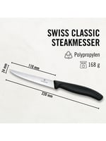 Vıctorınox Mutfak 6'lı Steak Biftek Bıçağı Siyah 6.7233.6
