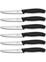 Vıctorınox Mutfak 6'lı Steak Biftek Bıçağı Siyah 6.7233.6