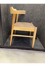 Vitale Modüler Ahşap Sandalye 2 li