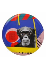 Wild Life Monkey Düz Tabak 28cm