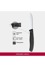 Yan Ve Sapan Soyacak 8 Cm Tırtırlı 3'lü Set Siyah