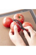 Yan Ve Sapan Soyacak 8 Cm Tırtırlı 3'lü Set Siyah
