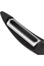 Yan Ve Sapan Soyacak 8 Cm Tırtırlı 3'lü Set Siyah