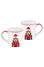 Yılbaşı New Year Kurşun Asker Stoneware 350cc 2'li Kupa Bardağı New008