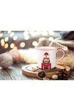Yılbaşı New Year Kurşun Asker Stoneware 350cc 2'li Kupa Bardağı New008