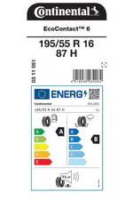 195/55R16 87H EC6 YAZ LASTİGİ ÜRETİM YILI:2026