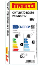 215/65R17 99V CINTURATO ROSSO YAZ LASTİGİ ÜRETİ MYILI:2026
