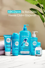 ABCDerm Foaming Cleanser Yenidoğan, Bebek, Çocuk Hassas Cilt Yüz, Saç, Vücut Temizleme Jeli 200 ml