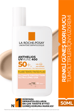 Anthelios UVMUNE 400 İnvisible Fluid Renkli Güneş Koruyucu SPF50+ 50ml