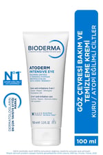 Atoderm Intensive Eye Kuru, Atopi Eğilimli Cilt Hyalüronik Asit İçeren Nemlendirici Göz Kremi 100ml