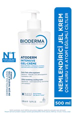 Atoderm Intensive Gel Cream Kuru,Atopi Eğilimli Cilt Niasinamid İçeren Nemlendirici Jel Krem 500 ml