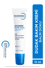 Atoderm Lip Balm Kuru, Çok Kuru Dudaklar Shea Yağı İçeren Besleyici Nemlendirici Dudak Kremi 15 ml