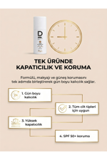 Be Bright Likit Fondöten Light SPF50+ | UVA&UVB Güneş Koruyucu | Yüksek Kapatıcı Fondöten | 33 ml
