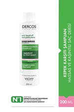 Dercos Hassas Saçlar İçin Kepeğe Karşı Etkili Bakım Şampuanı 200 ml