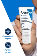 Hyalüronik Asit & Seramid İçerikli Normal ve Kuruya Dönük Ciltler İçin Nemlendirici Yüz Kremi 52 ML