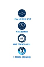 Hyalüronik Asit & Seramid İçerikli Normal ve Kuruya Dönük Ciltler İçin Nemlendirici Yüz Kremi 52 ML