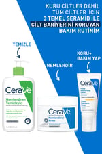 Kuru Ciltler için Seramid & Hyalüronik Asit İçeren Nemlendirici Yüz ve Vücut Kremi 340gr
